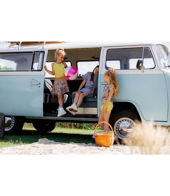 Quapi Meisjes rok - Mint - AOP zand animal bloemen