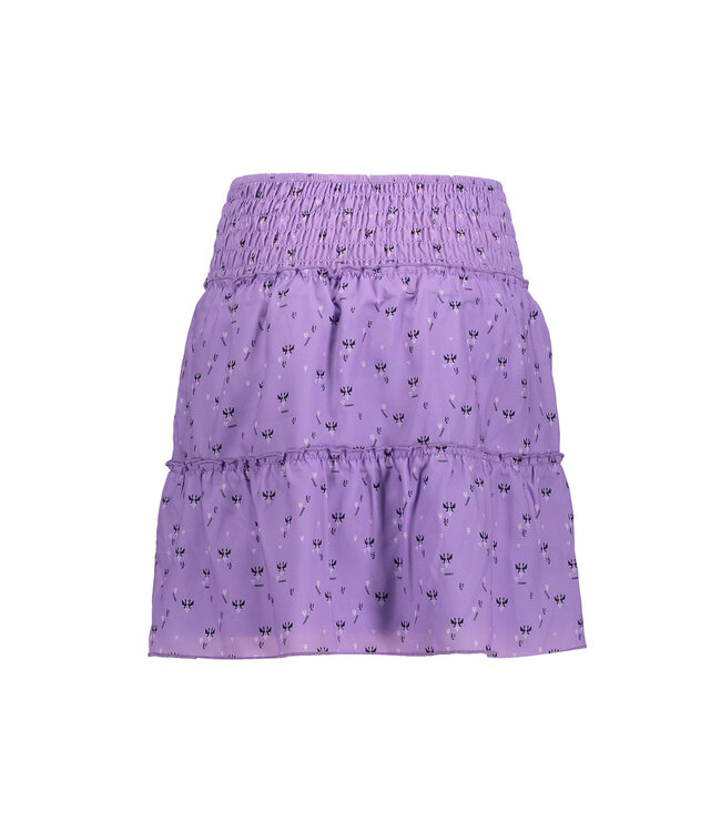 Frankie & Liberty Meisjes rok - Caia - Print paars/zwart