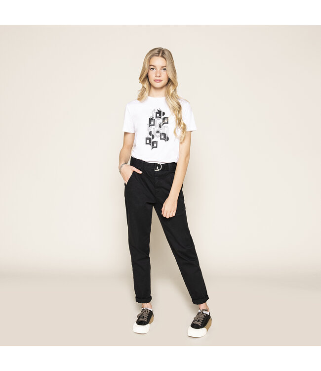 Frankie & Liberty Meisjes shirt - Chloe - Pure wit
