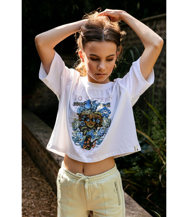 LOOXS 10sixteen Meisjes t-shirt - Wit