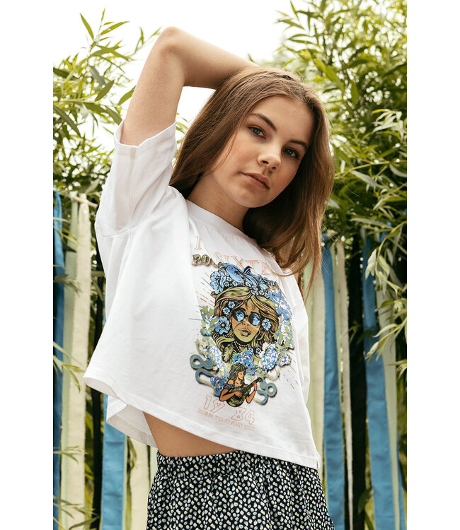 LOOXS 10sixteen Meisjes t-shirt - Wit