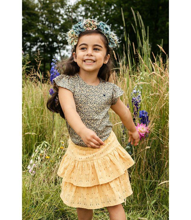 LOOXS Little Meisjes top plisse - Daisy AO