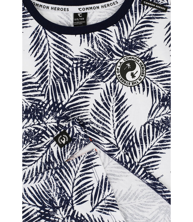 Common Heroes Jongens t-shirt - Blauw jungle