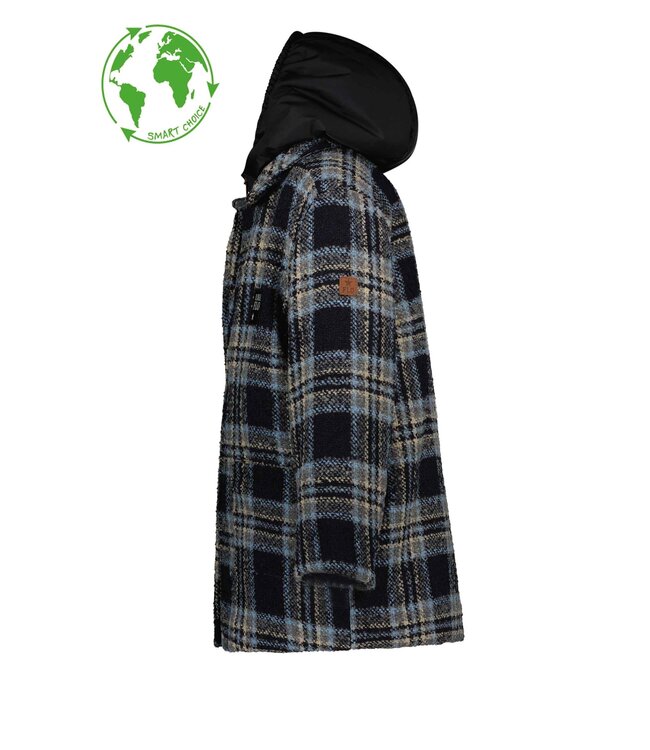 Like Flo Meisjes winterjas parka - Geruit