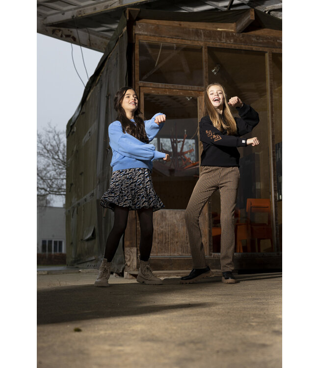 Indian Blue Jeans Meisjes rok tiger - Ultra marine blauw