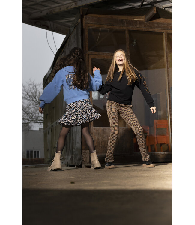 Indian Blue Jeans Meisjes rok tiger - Ultra marine blauw