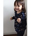 LEVV Little Meisjes blouse - Birgit - AOP donker blauw bloemen