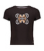 Frankie & Liberty Meisjes t-shirt - Hilary - Chocolade bruin