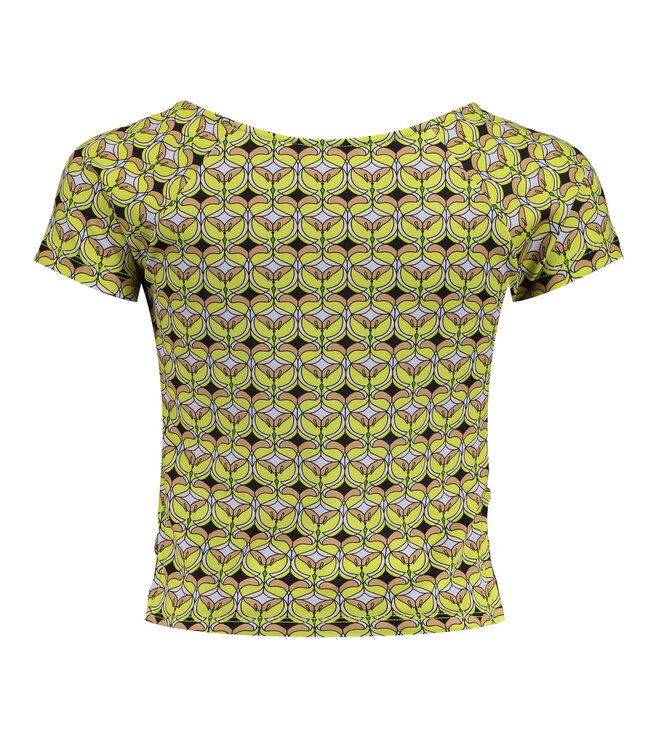 Frankie & Liberty Meisjes top - Heidi - Zwart logoprint