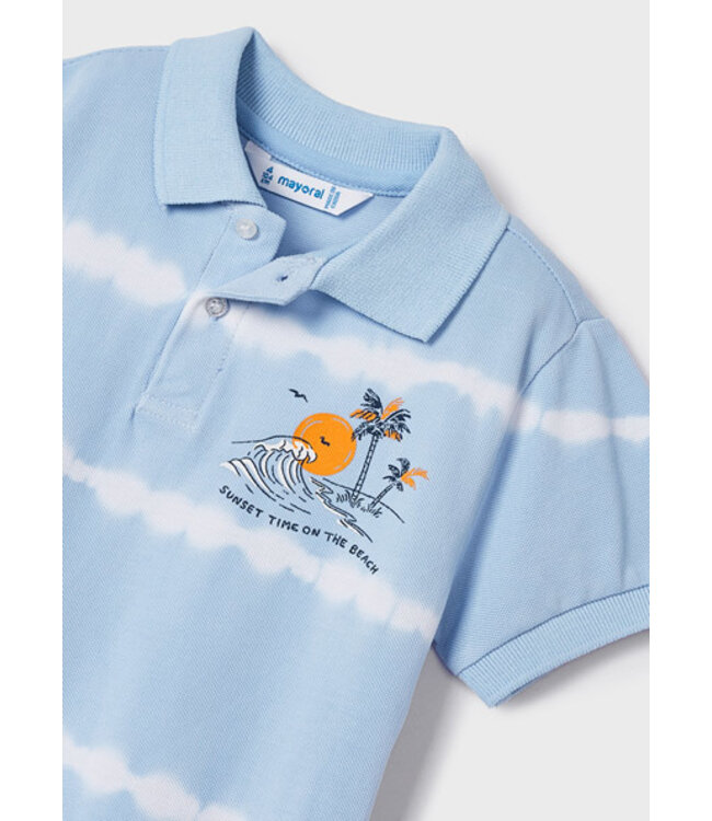 Mayoral Jongens polo - Wave blauw