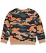 Quapi Jongens sweater - Teodor - AOP Zand steen camo