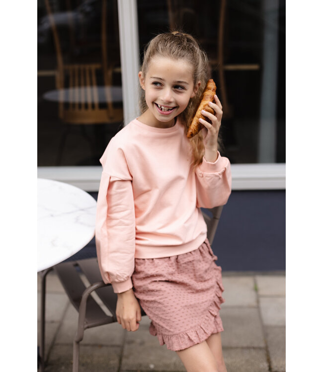 LEVV Meisjes rok - Dina - Maroon