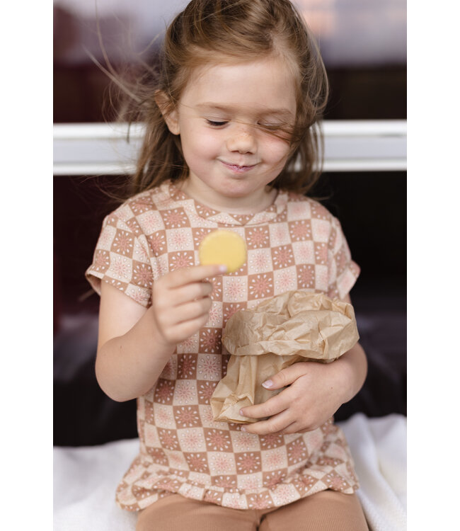 LEVV Little Meisjes blouse - Elen - Dusty bloemen