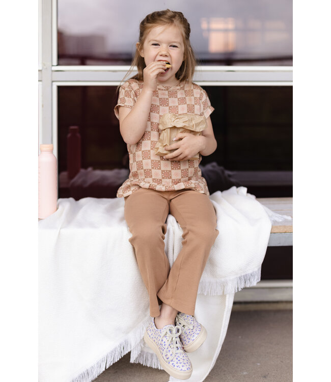 LEVV Little Meisjes blouse - Elen - Dusty bloemen