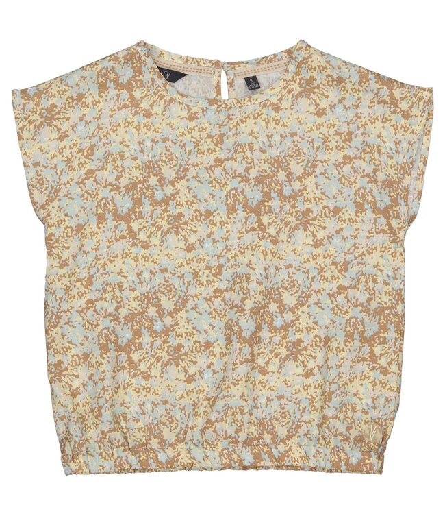LEVV Meisjes blouse - Djada - AOP Multi abstract