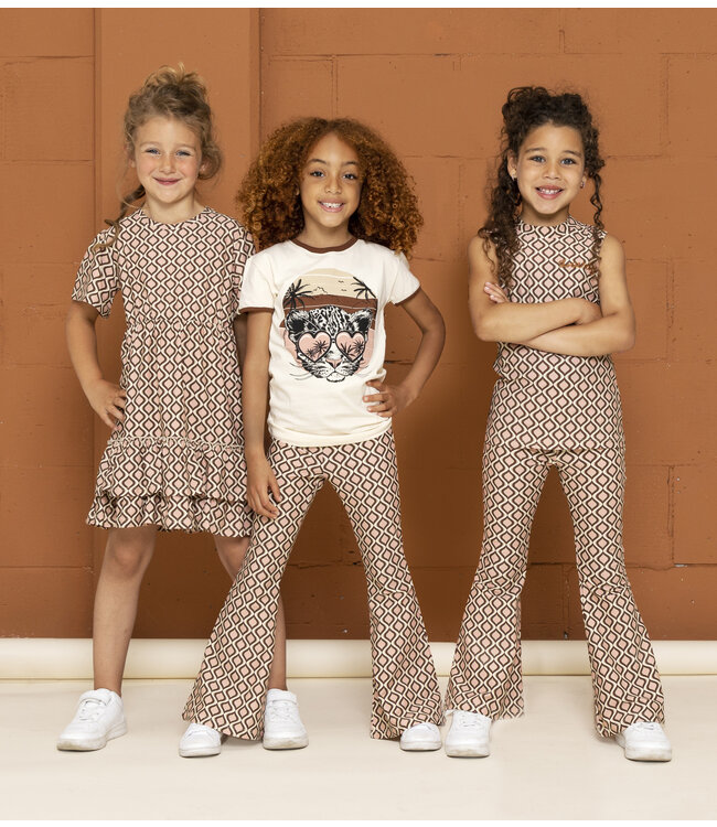 O'Chill Meisjes mouwloos shirt - Rhodee - Multicolor