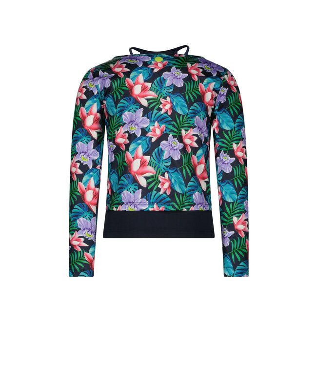 B.Nosy Meisjes tanktop met shirt 2-piece - Active bloemen AOP