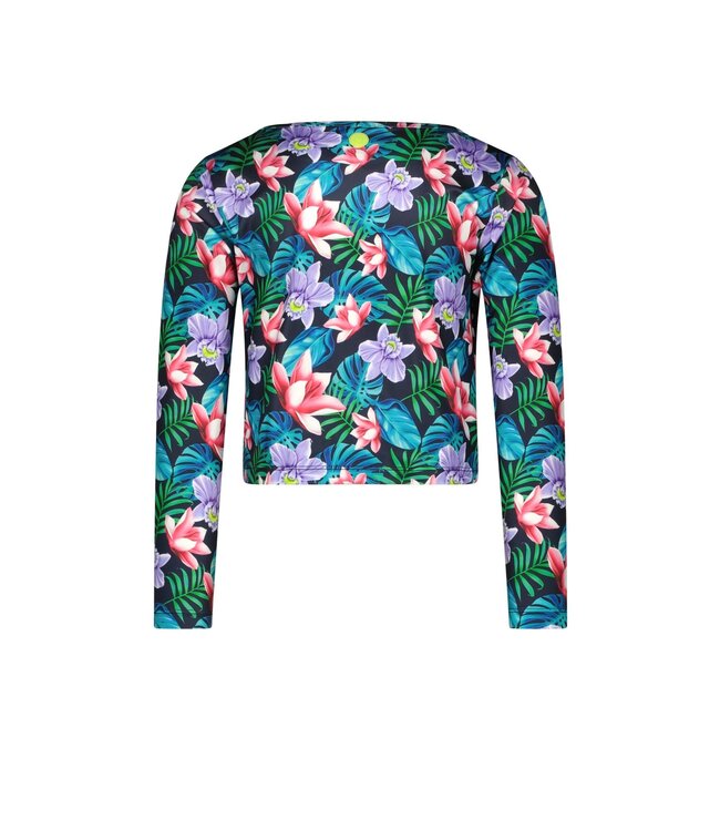 B.Nosy Meisjes tanktop met shirt 2-piece - Active bloemen AOP