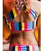 B.Nosy Meisjes bikini AOP - Regenboog streep