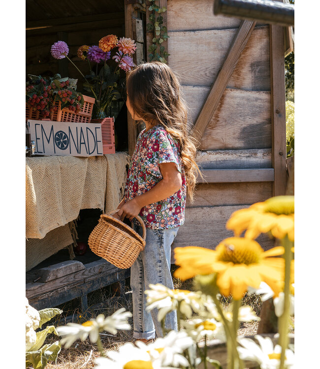 LOOXS Little Meisjes top fancy - Bloemenveld