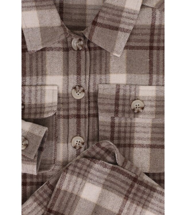 LOOXS 10sixteen Meisjes blouse oversized - Geruit