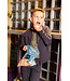 Quapi Jongens sweater - Aleso - AOP geomatric metaal grijs