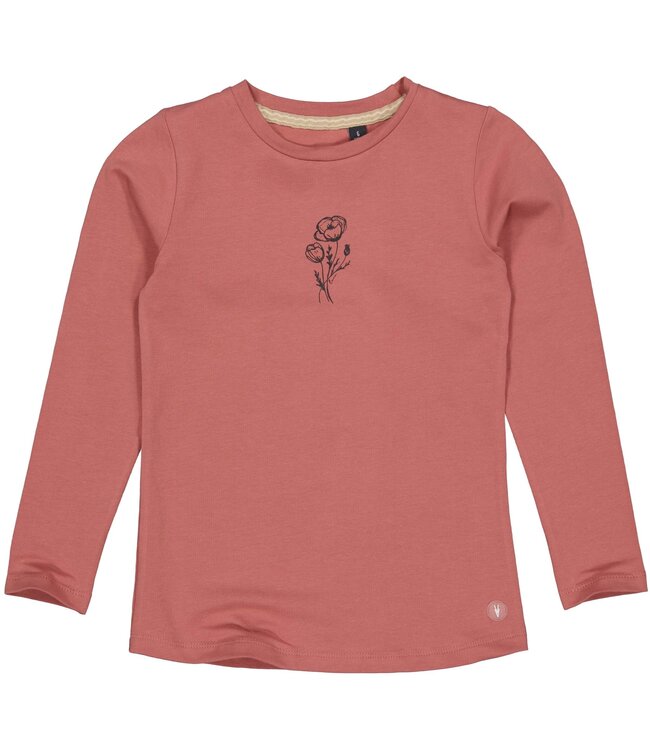 LEVV Little Meisjes shirt - Genice - Mahogany roze