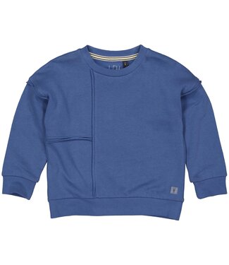 LEVV Little Jongens sweater - Gideon - Mist blauw