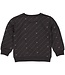 LEVV Little Jongens sweater - Gerben - AOP Levv raaf grijs