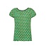 Like Flo Meisjes top crepe - Groen bloemen