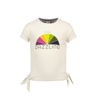 B.Nosy Meisjes t-shirt met knoop - Cotton