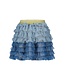 Like Flo Meisjes rok ruffel - Ice blauw