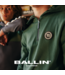 Ballin Jongens hoodie met badge - Bos groen