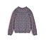 NoNo Meisjes blouse floral - Tanily - Ensign blauw