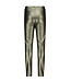 Like Flo Meisjes skinny broek nep leer - Army metallic