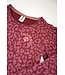B.Nosy Meisjes shirt bordeaux - Deni - DK panter rood