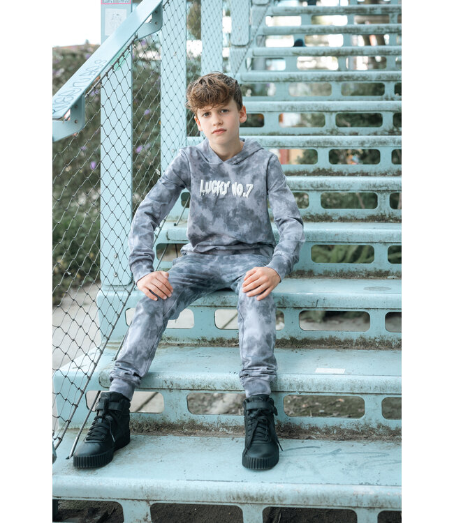 Lucky No. 7 Jongens broek - Minimal grijs