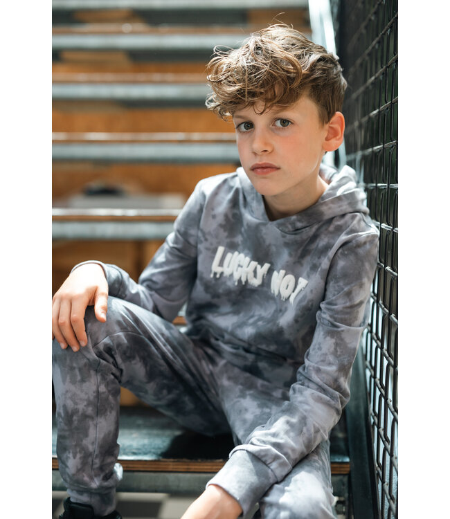 Lucky No. 7 Jongens broek - Minimal grijs