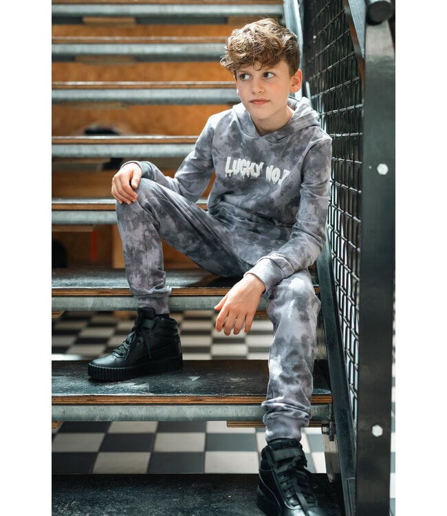 Lucky No. 7 Jongens broek - Minimal grijs