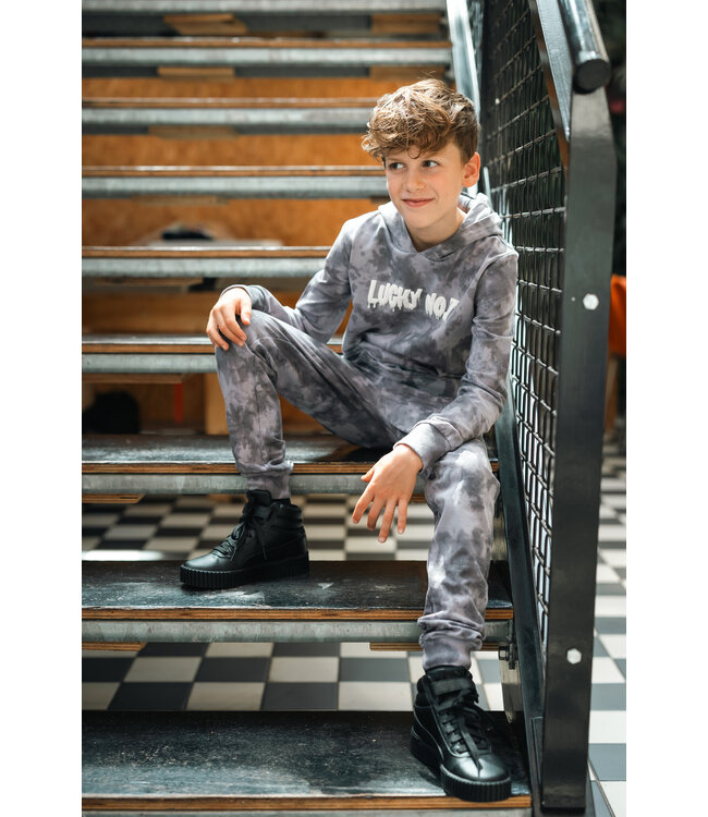 Lucky No. 7 Jongens broek - Minimal grijs