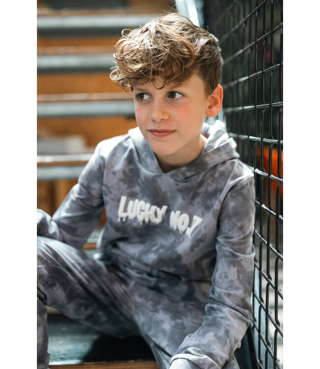 Lucky No. 7 Jongens broek - Minimal grijs