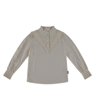 Vinrose Meisjes blouse - Egret