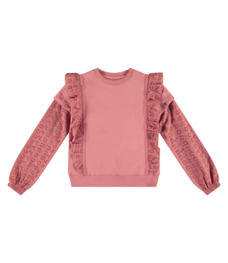 Vinrose Meisjes sweater - Dusty roze