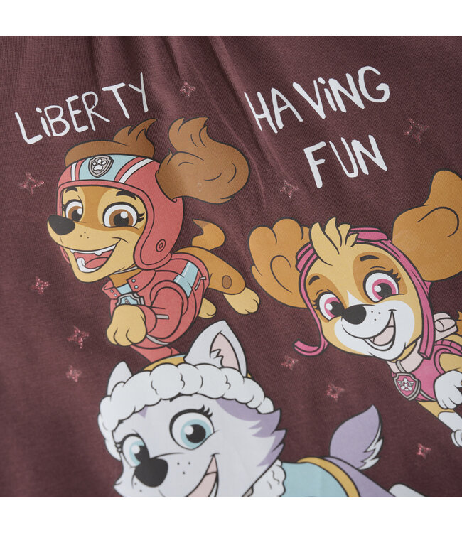 Minymo Meisjes shirt Paw Patrol - Catawba grape
