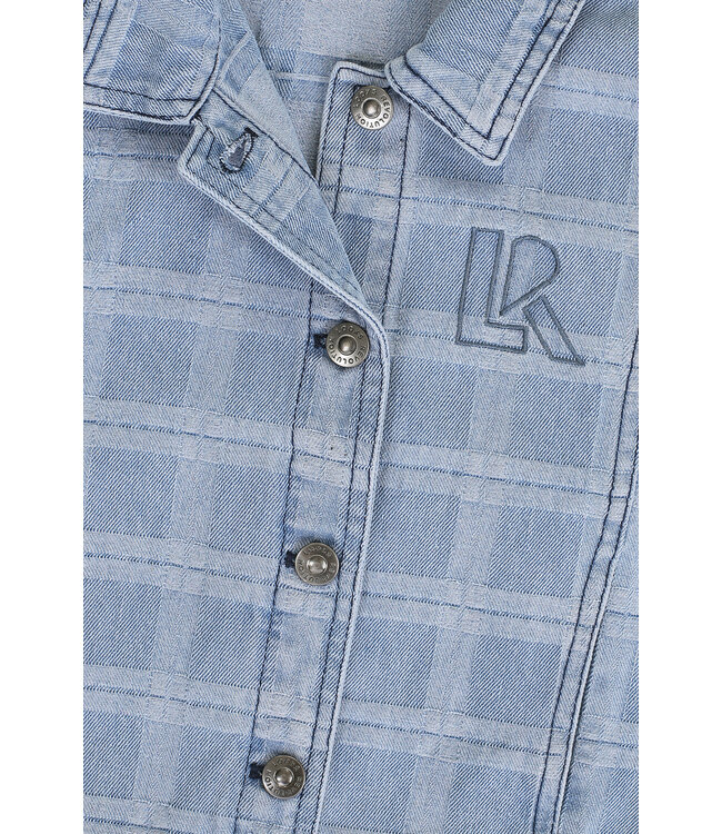 LOOXS 10sixteen Meisjes gilet denim - Geruit