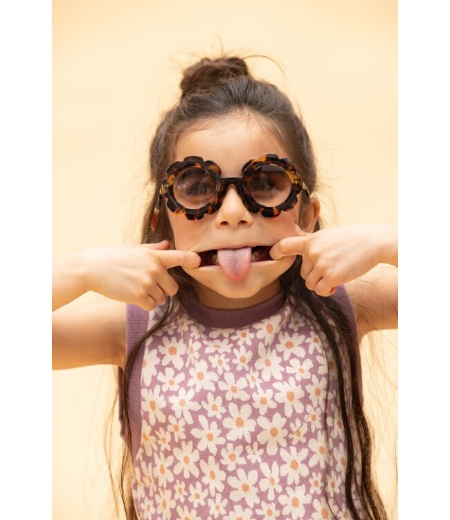 LOOXS Little Meisjes spencer - Bloemen jacquard