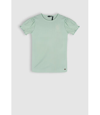 NoBell Meisjes t-shirt rib - Kooka - Jade