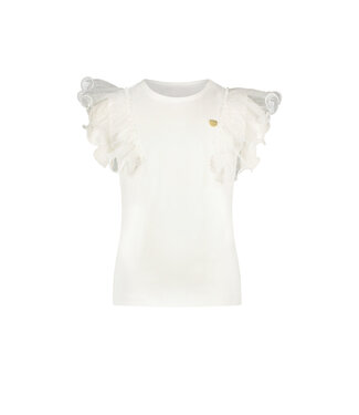 Le Chic Meisjes t-shirt - Noblesse - Off wit