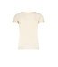 Le Chic Meisjes t-shirt luxe bloemen - Nommy - Pearled ivoor wit