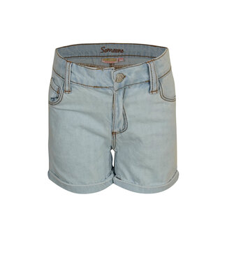 Someone Meisjes jeans short - Livia-SG-30-F - Zacht blauw denim